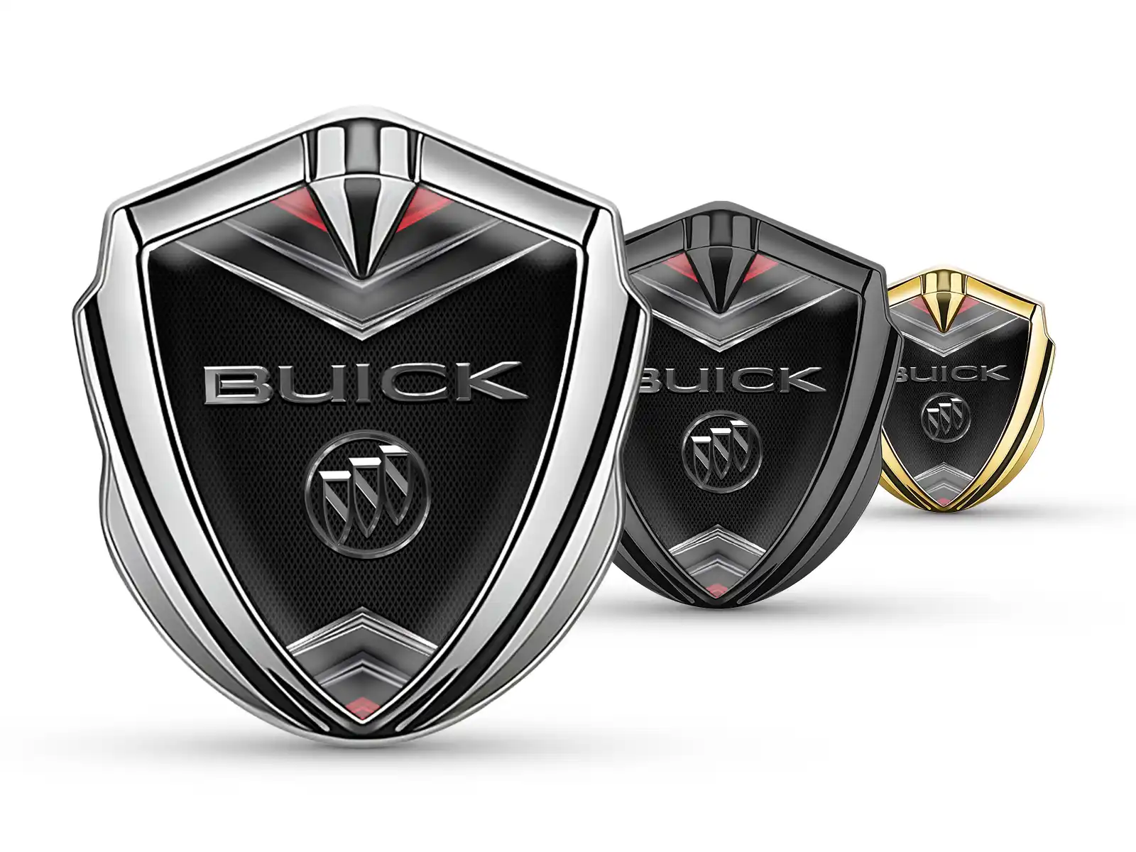 Buick Emblem Metal Badge Modern Finish High-End Feel